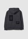Boys' grey over fit pure cotton hoodie_1