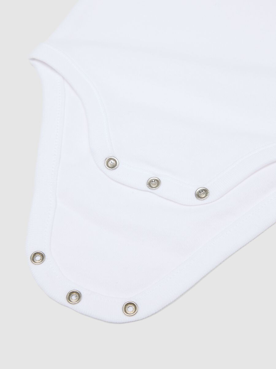 Tripack body senza maniche in puro cotone multicolor da neonata_2