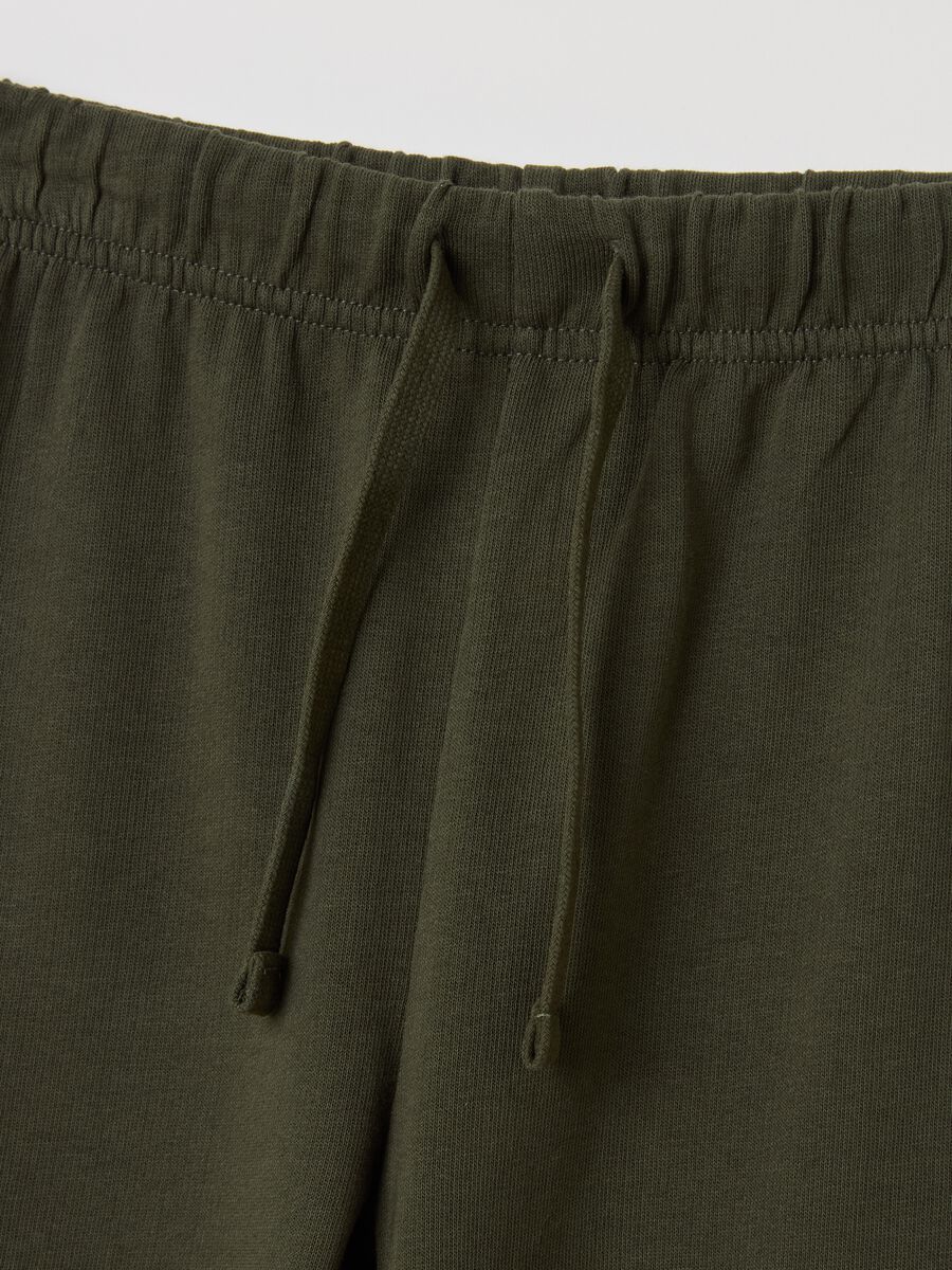 Joggers with drawstring and elasticated trims_2