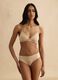Beige Microfibre Triangle Bra_2