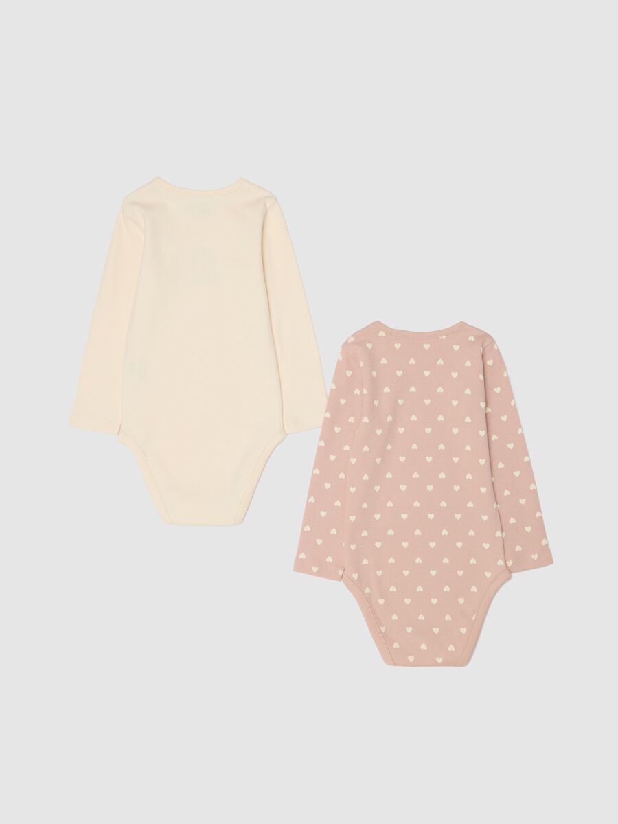 Newborn Multicolour Cotton Bodysuit Twin Pack_1