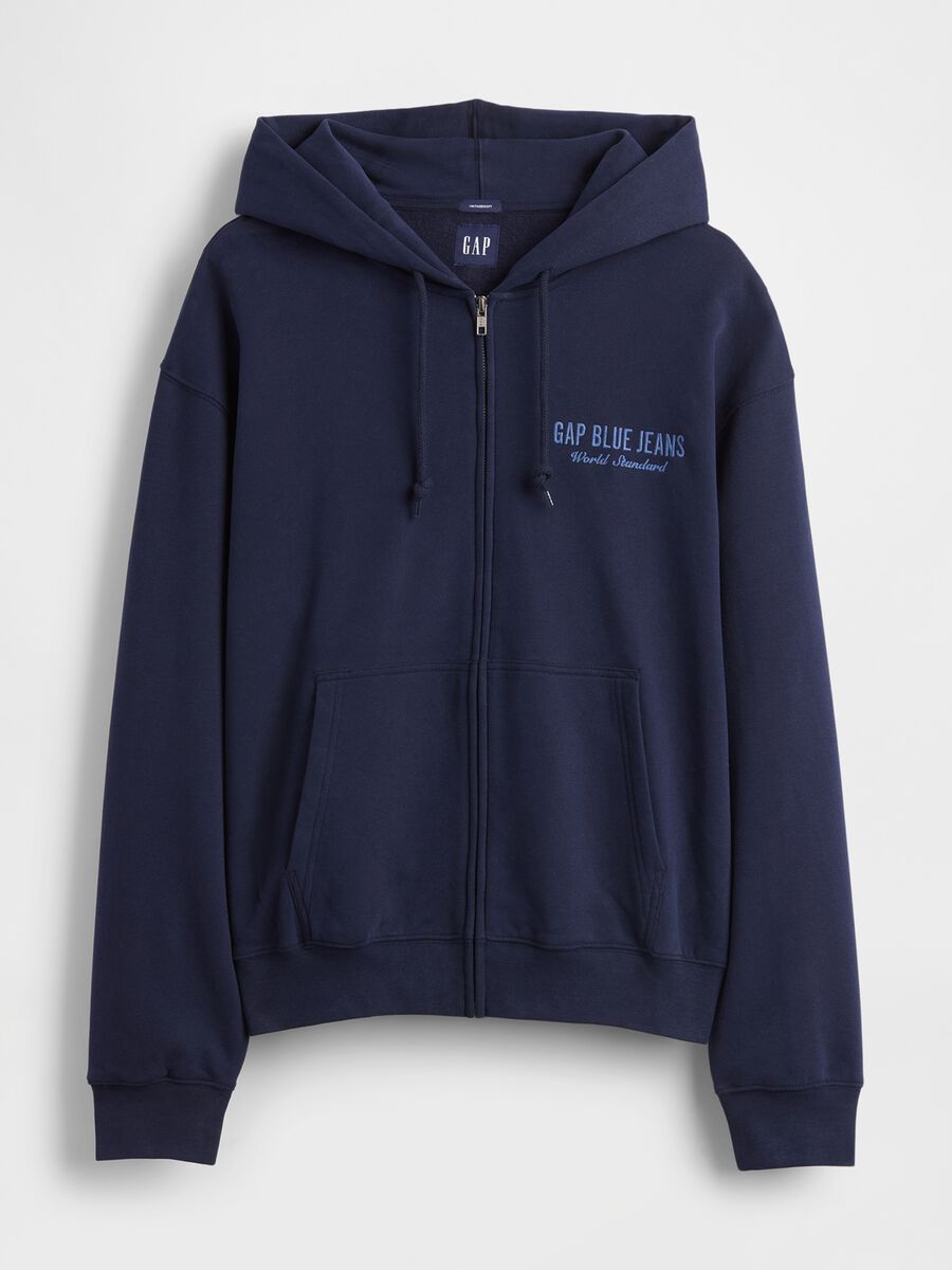 Blue Hoodie with Zip_4