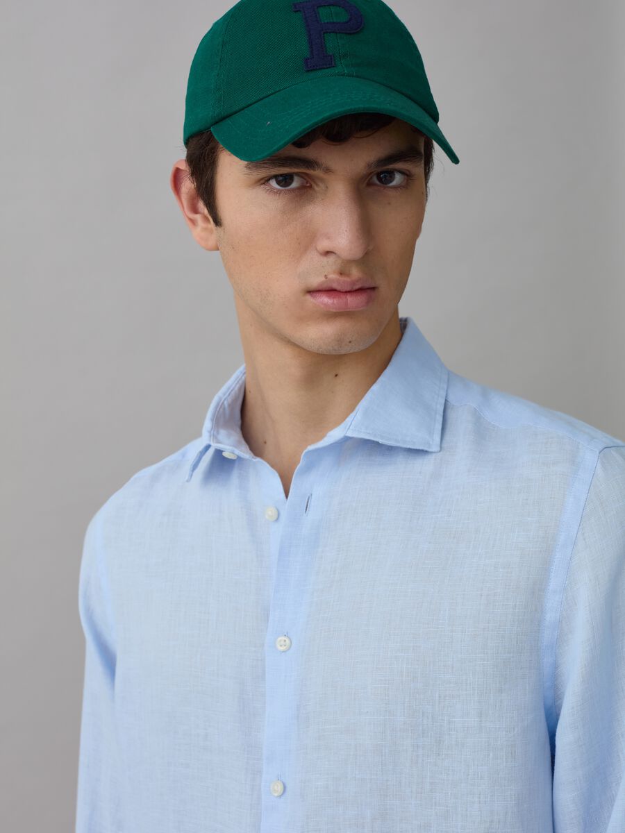 Regular-fit shirt in linen_0