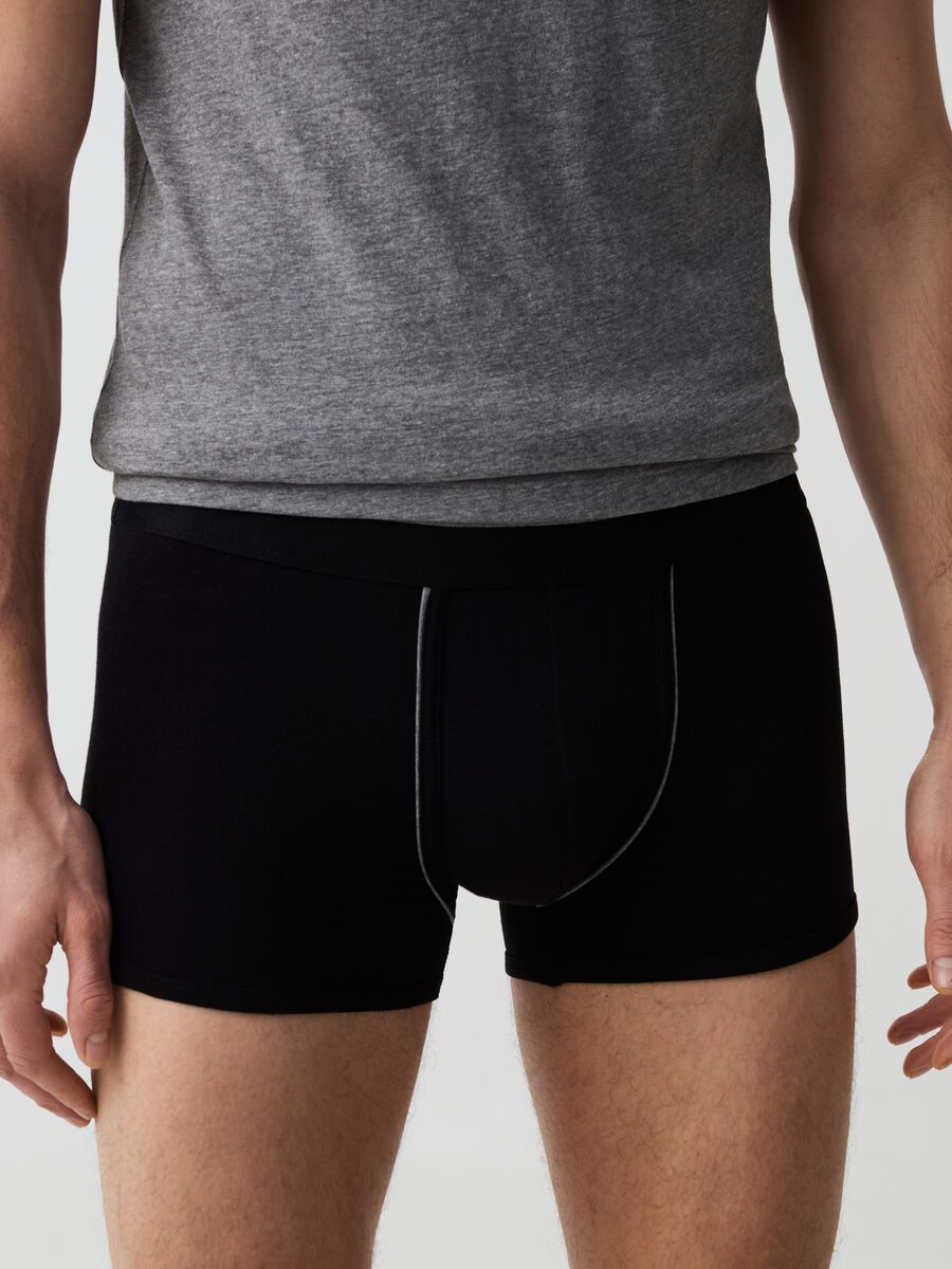 Two-pack boxer shorts with contrasting piping_1