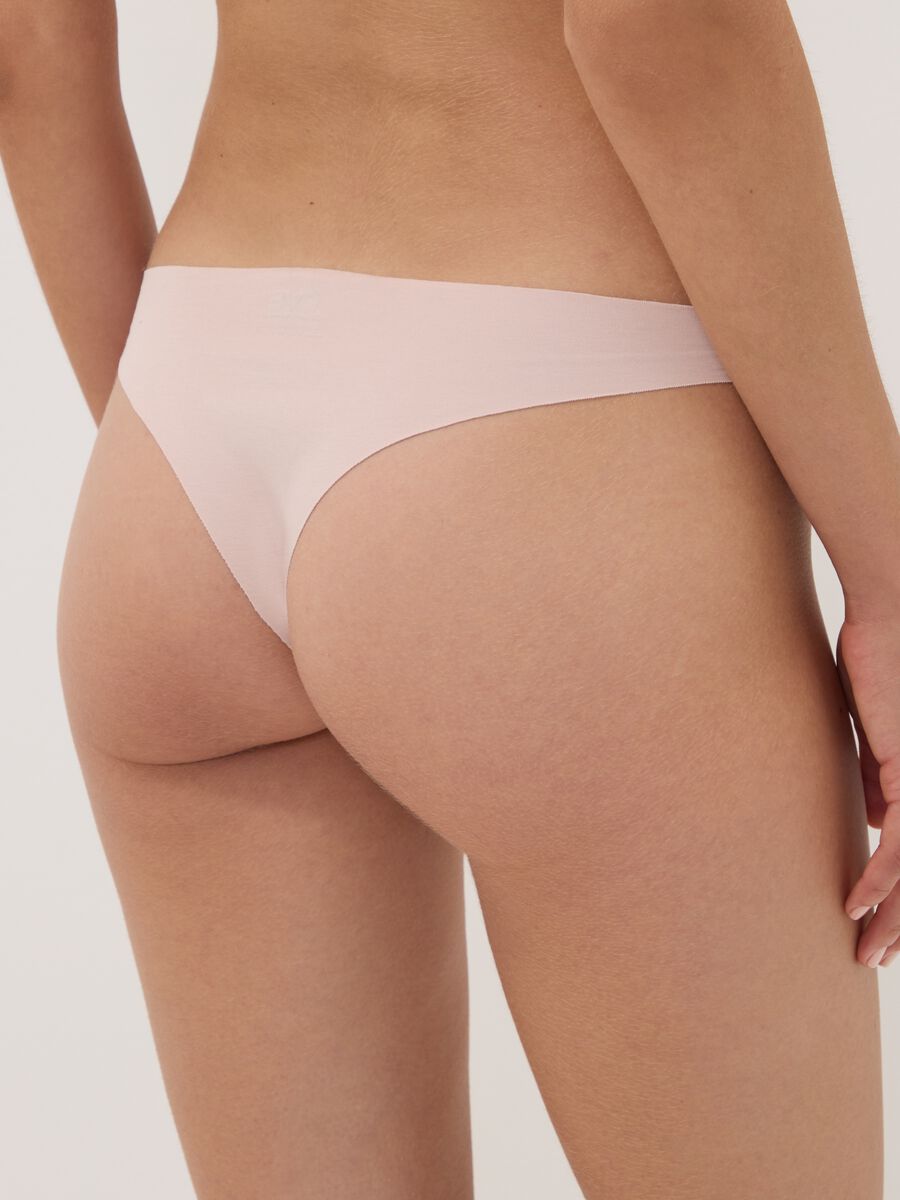 Pink Brazilian briefs in stretch organic cotton_3