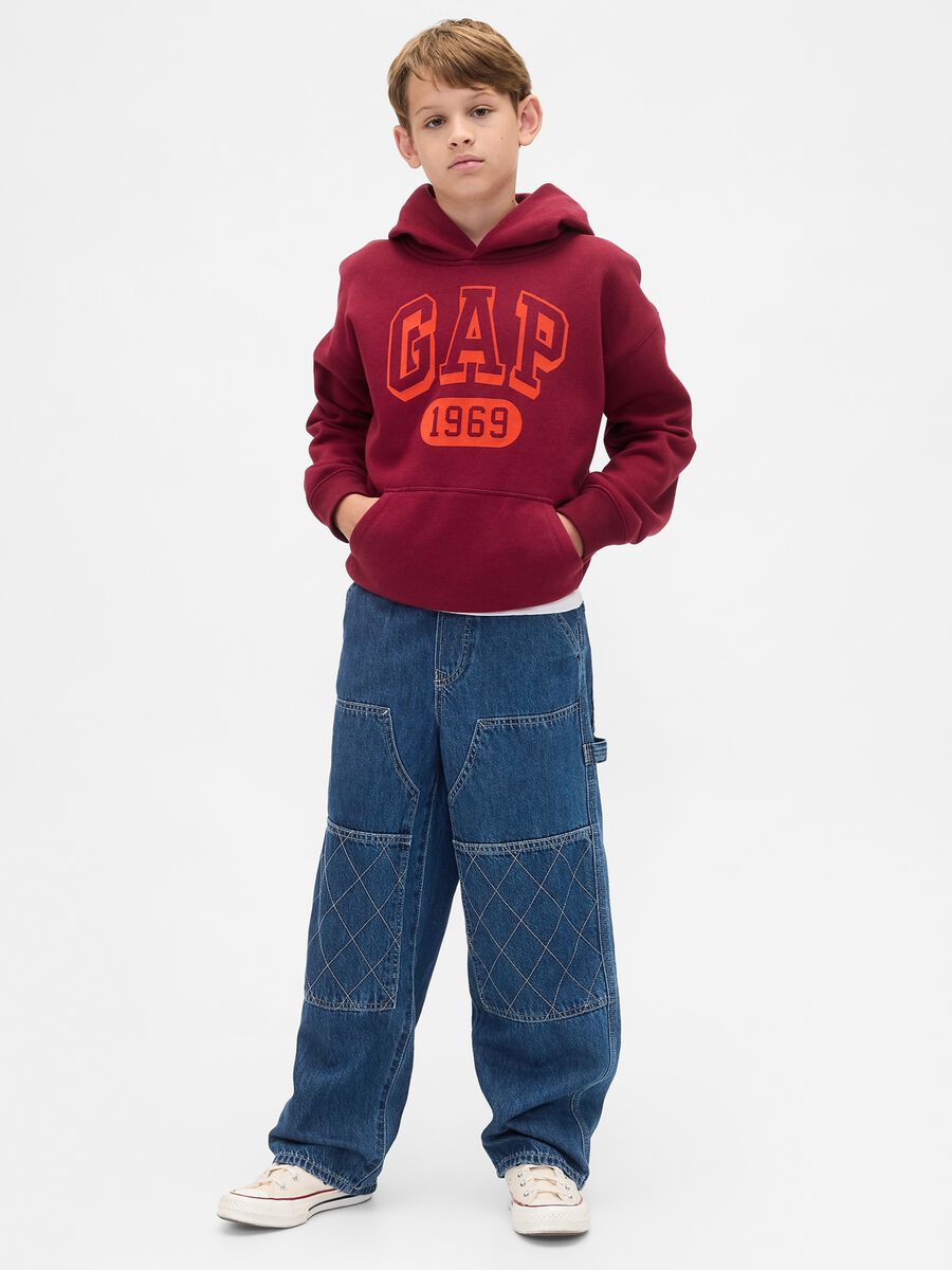 Pantaloni baggy in denim per ragazzo_0