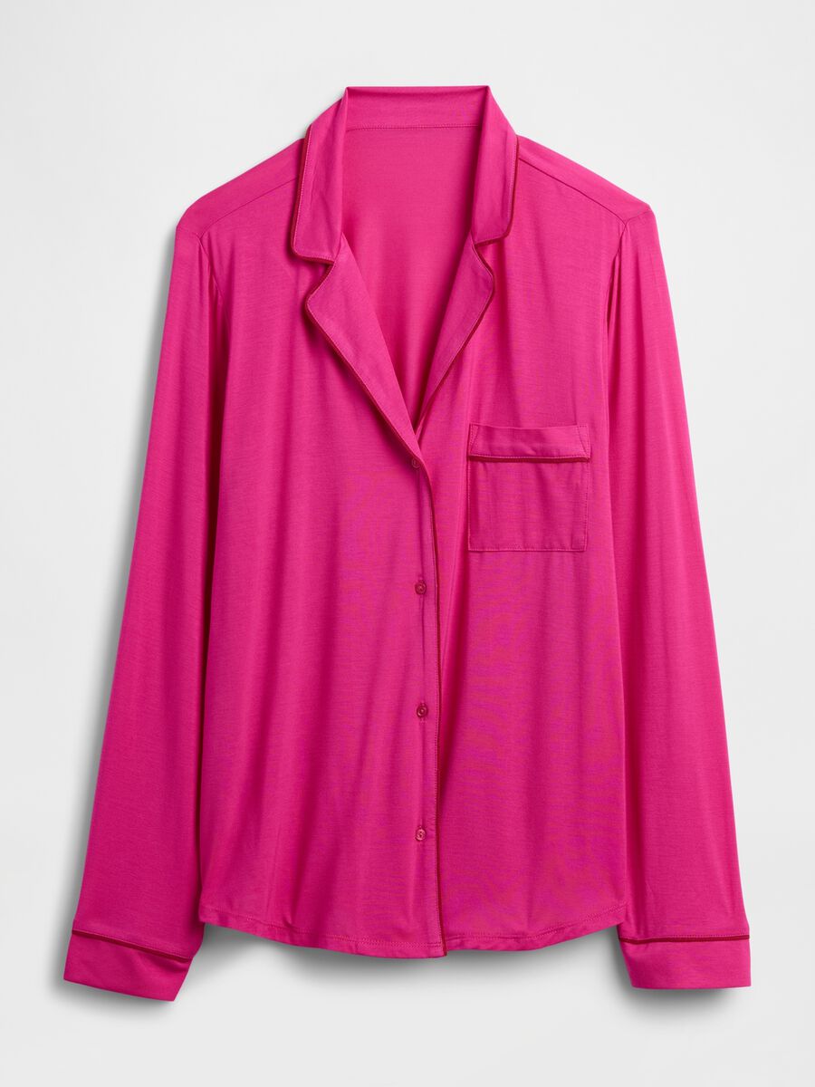 Pigiama rosa in modal elasticizzato_3