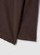 T-shirt marrone in puro cotone organico con stampa over fit_3