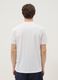 White pure cotton T-shirt with print, regular fit_3