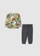 Multicolour cotton sweatshirt and trousers set for boys, regular fit_0