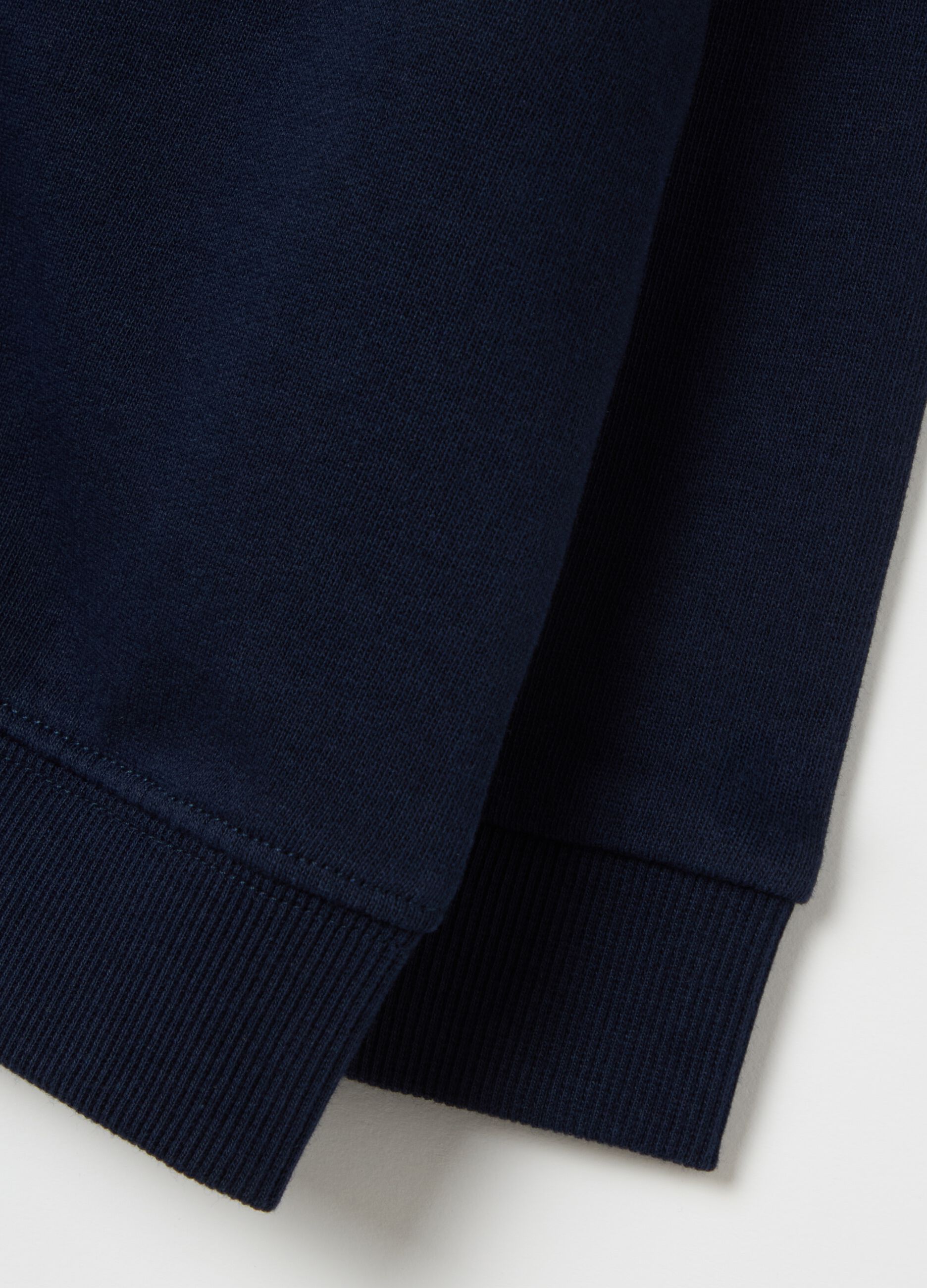 Full-zip in French Terry con cappuccio