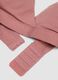 Pink triangle bra in organic cotton and stretch viscose_1