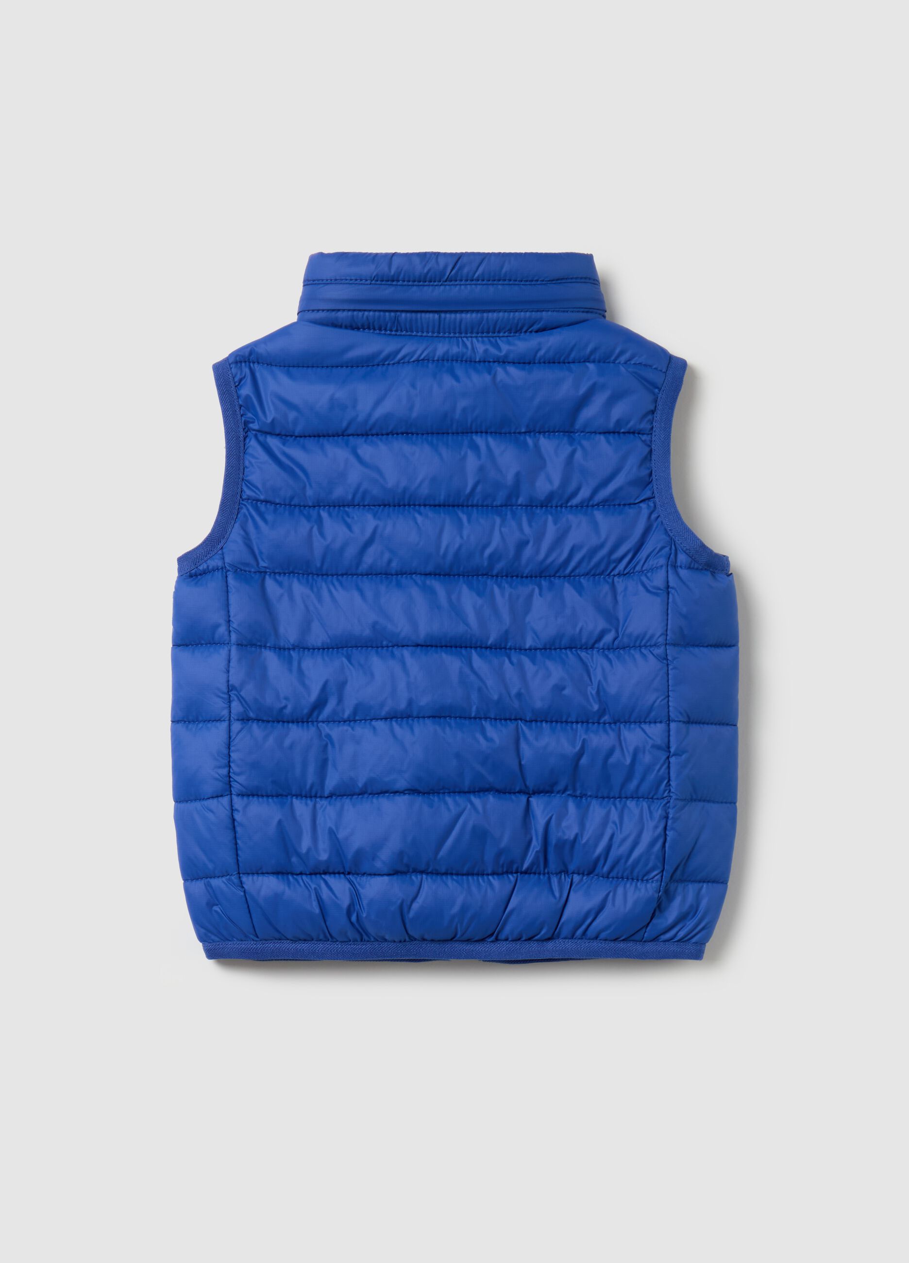 Full-zip quilted gilet