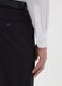 Men's white cotton blend slim fit easy iron shirt_2