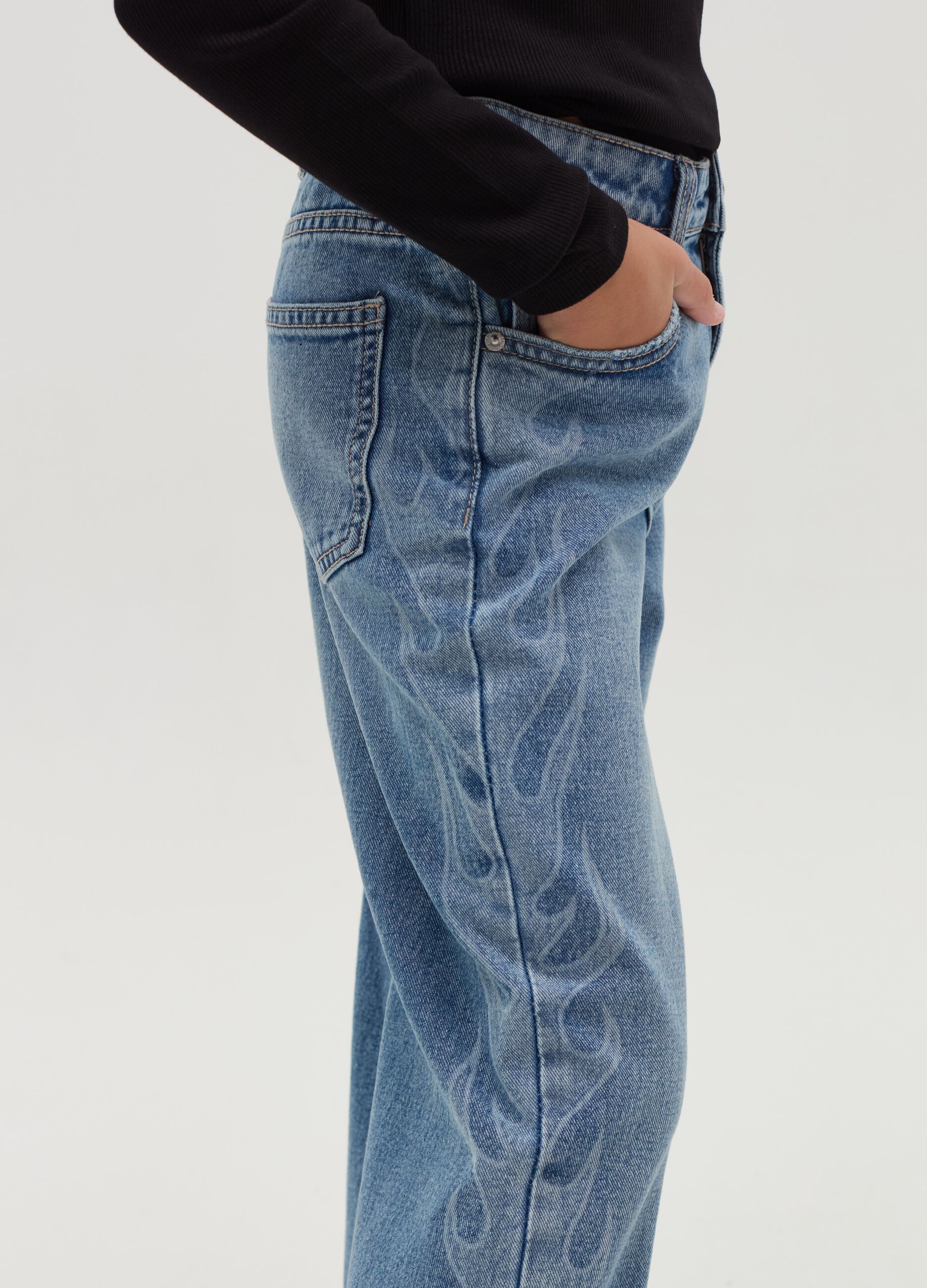 Jeans fiamme store