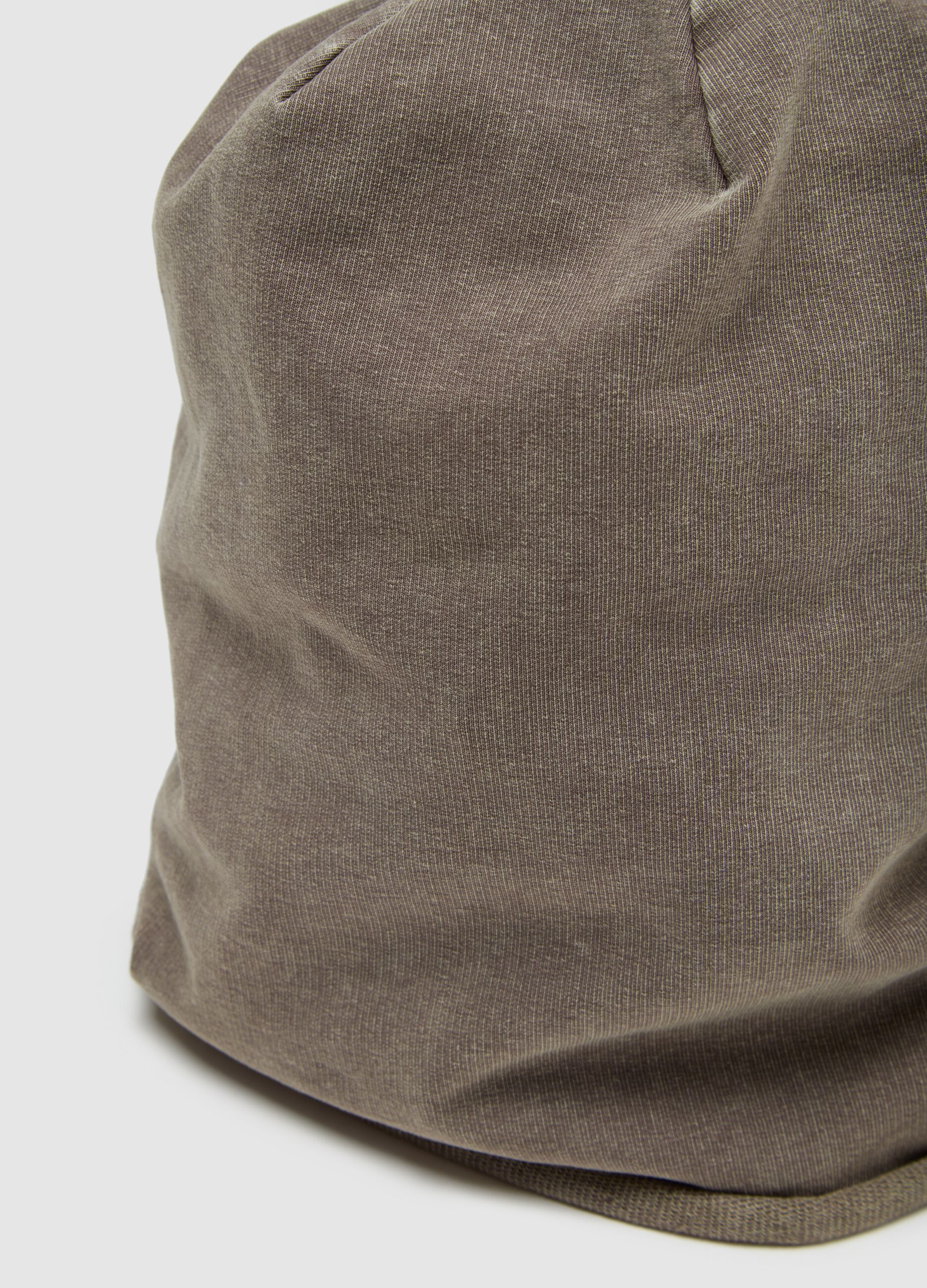 Brown Stretch Cotton Boys' Hat