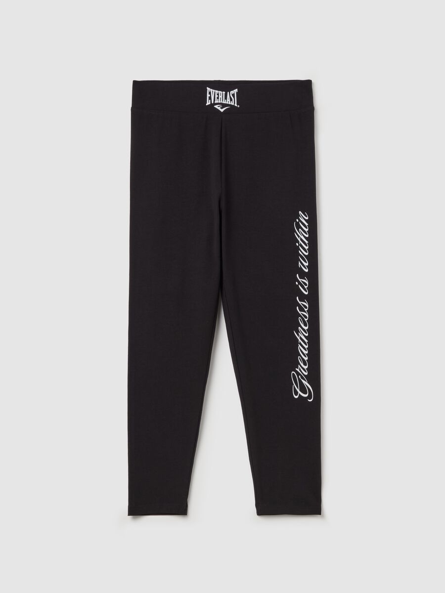 Cropped leggings with print_4