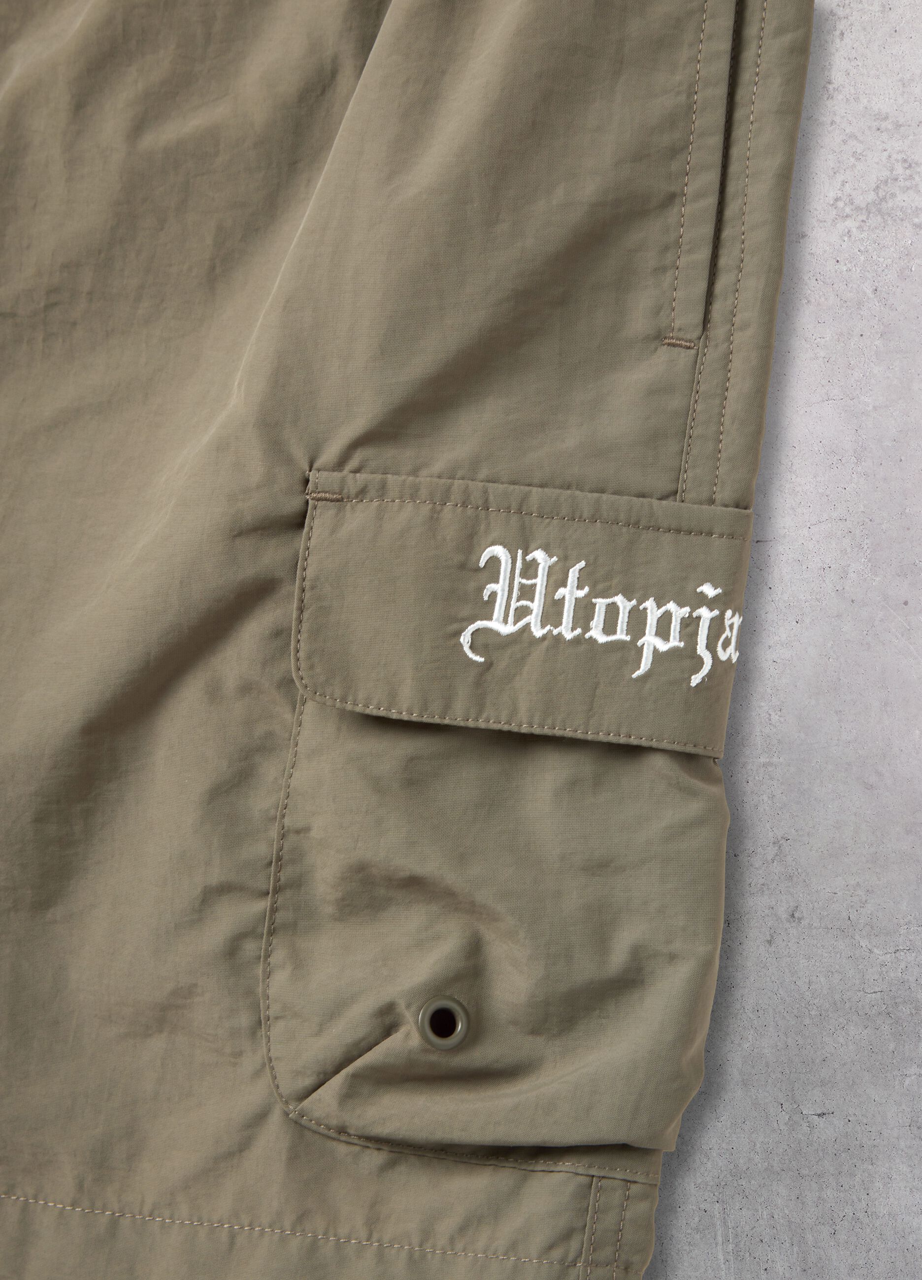 Cargo Swim Shorts Military Green