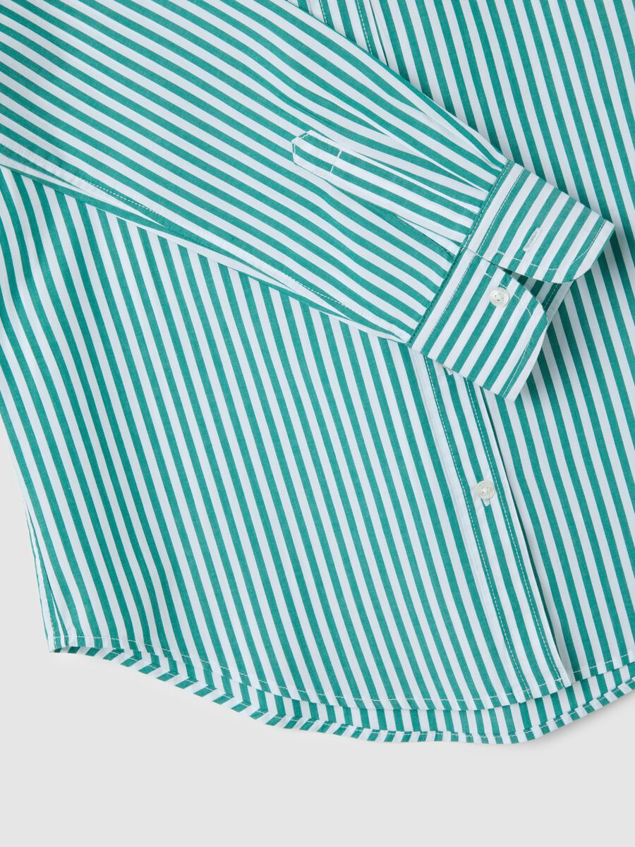 Camicia in puro cotone multicolor regular fit_1