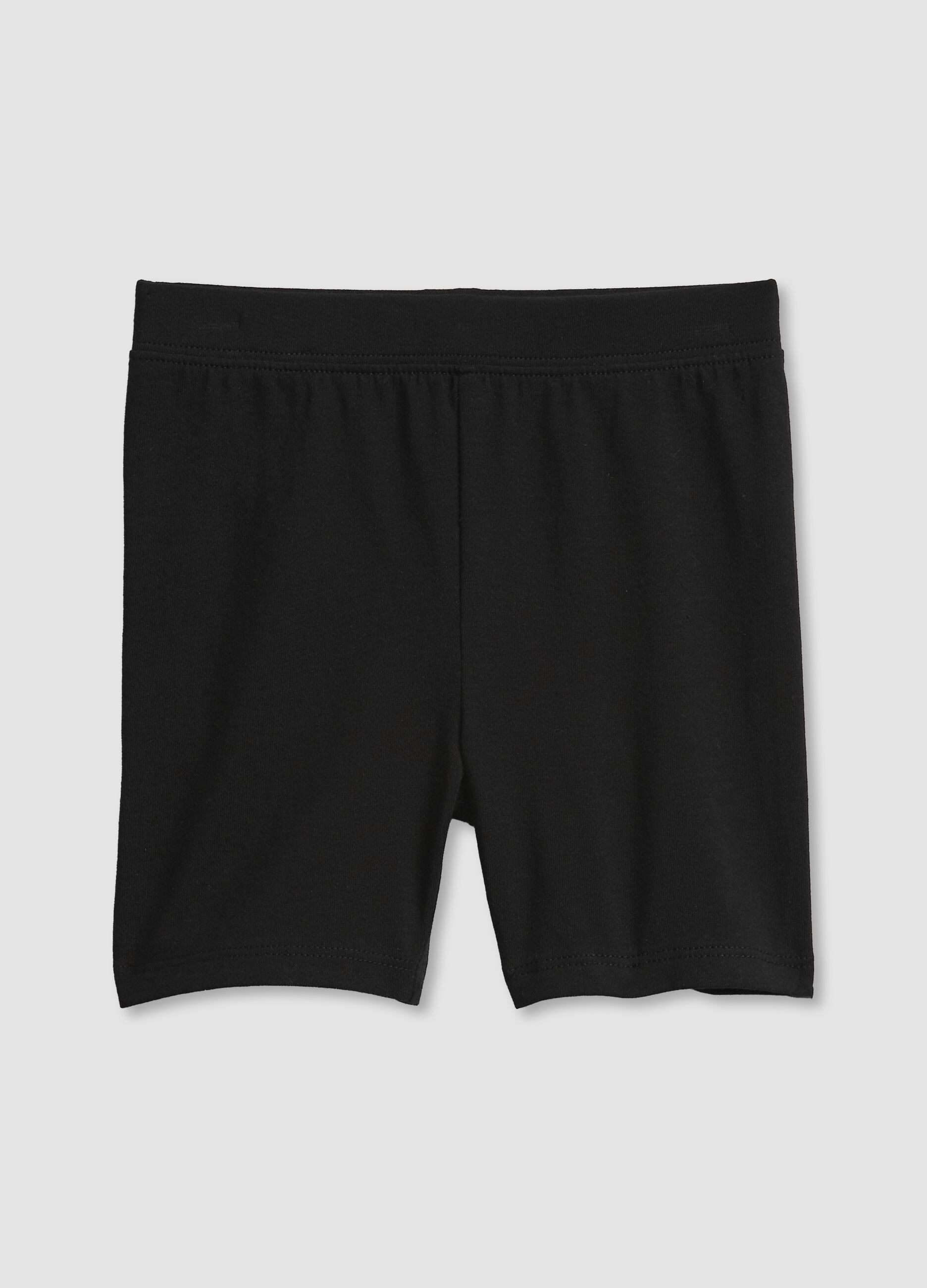 Stretch cotton shorts