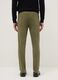 Pantaloni verdi in cotone elasticizzato skinny fit_2