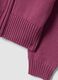 Girls&rsquo; Purple Hooded Cotton-Blend Cardigan_3