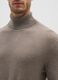 Beige regular fit turtleneck_3