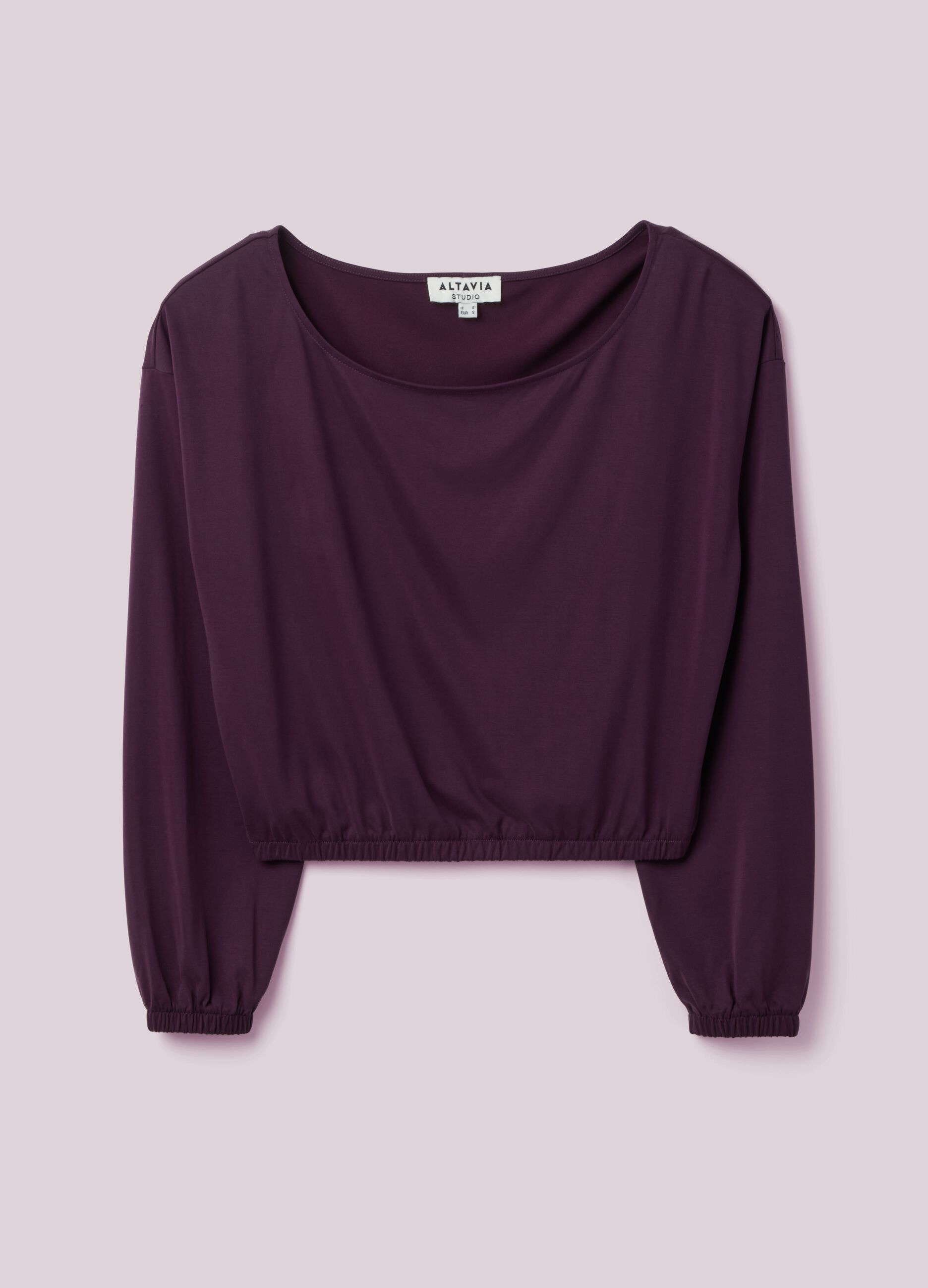 T-shirt fluida crop ALTAVIA STUDIO