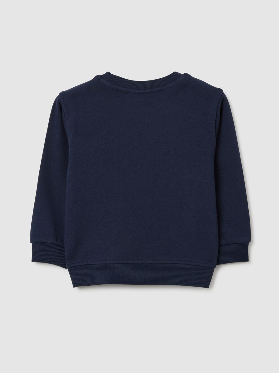 Children's regular fit blue pure cotton sweatshirt_1