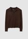 Brown Regular Fit Jumper_4