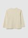 Children's beige stretch cotton regular fit top_1