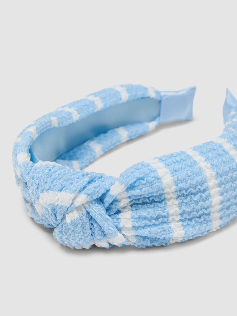 Cerchietto per capelli a righe multicolor_1