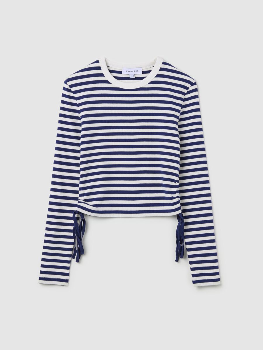 Crop T-shirt with laces_4