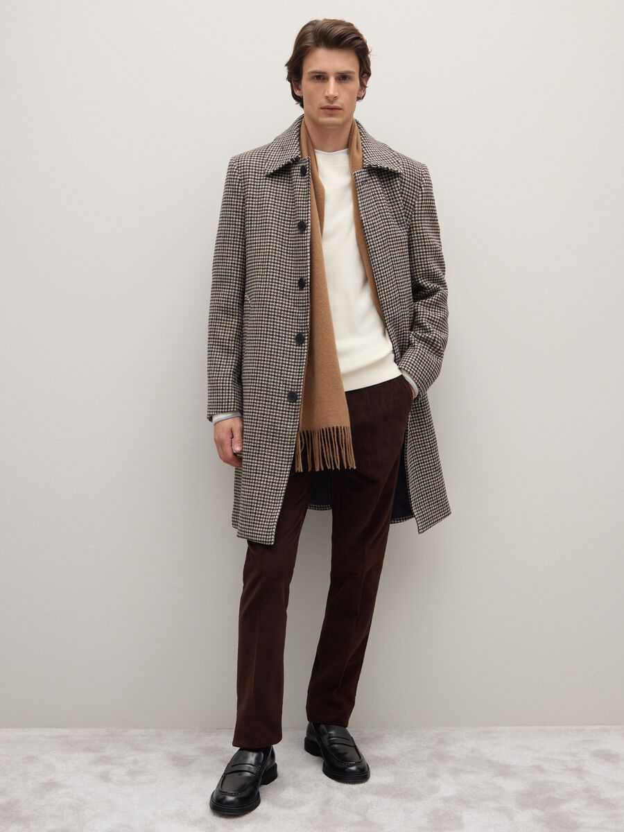 Sciarpa in puro cashmere marrone_3