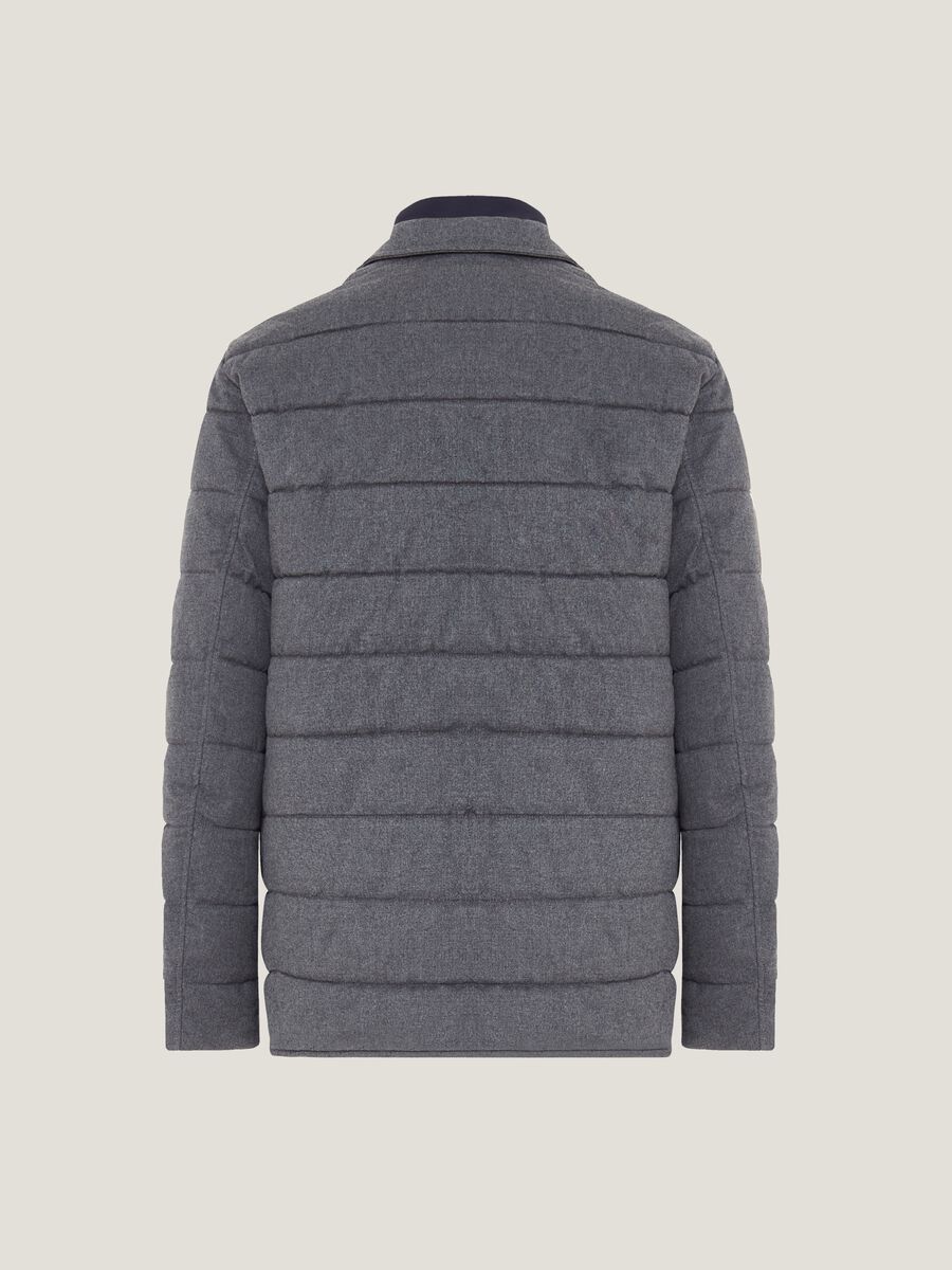 Giacca corta trapuntata con gilet full-zip_4
