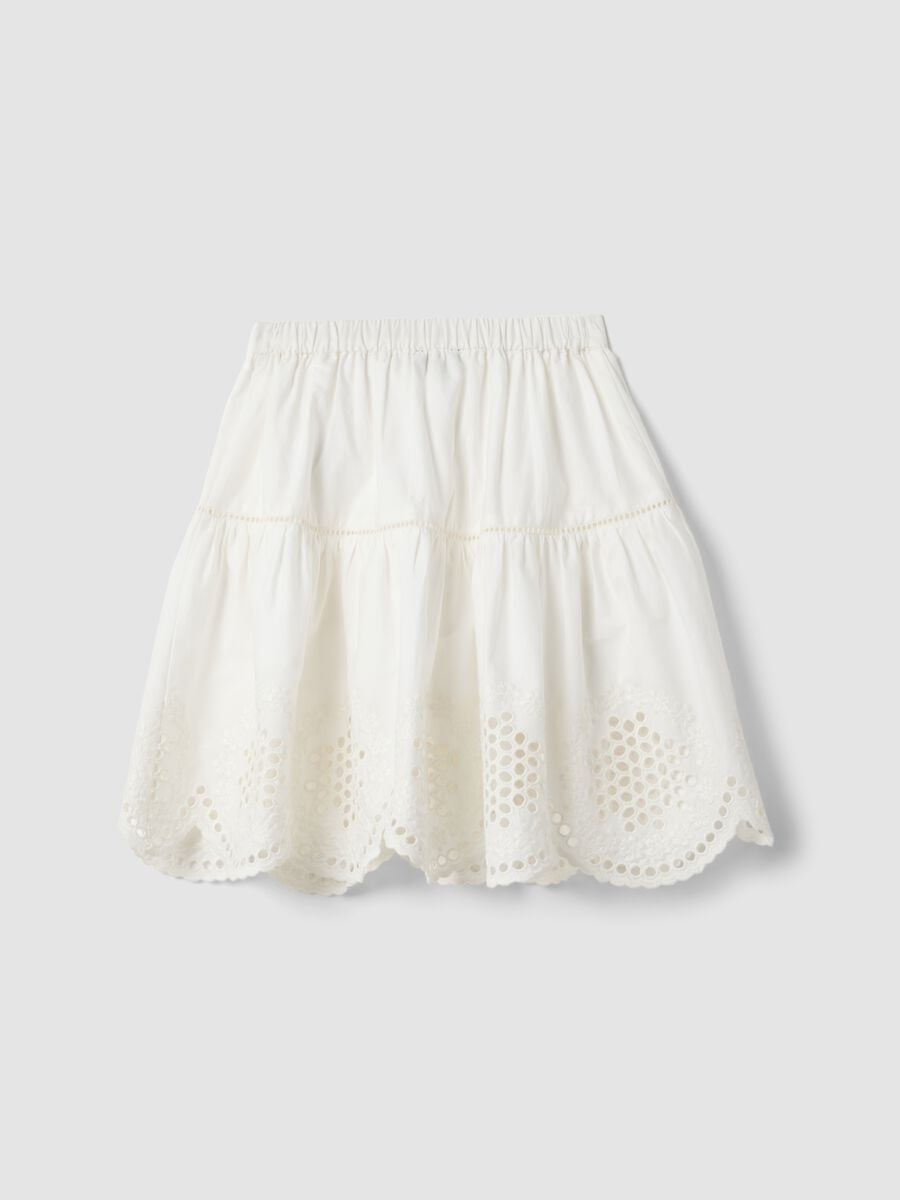 Gonna bianca in puro cotone sangallo_4