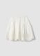 White pure cotton broderie anglaise skirt_4