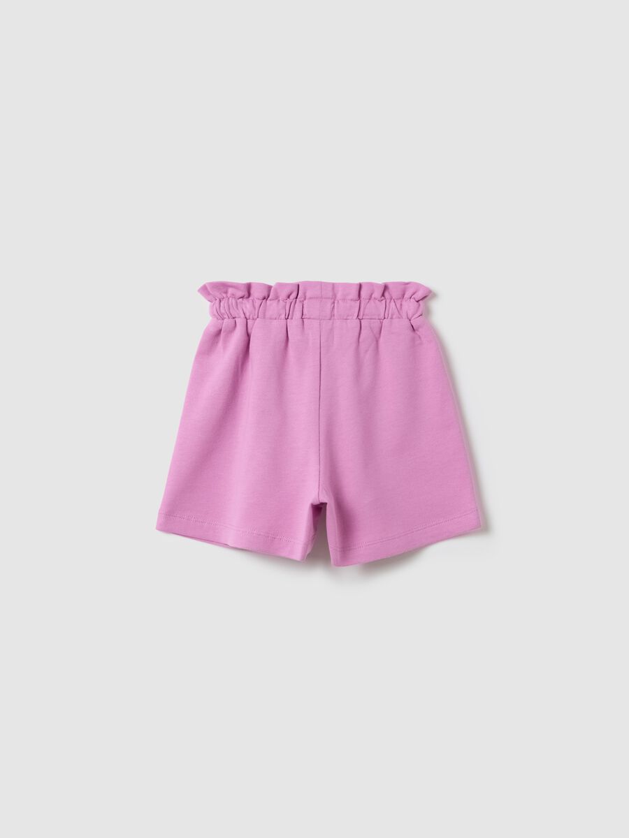 OVS Kids Pink Shorts with Elastic Belt_1