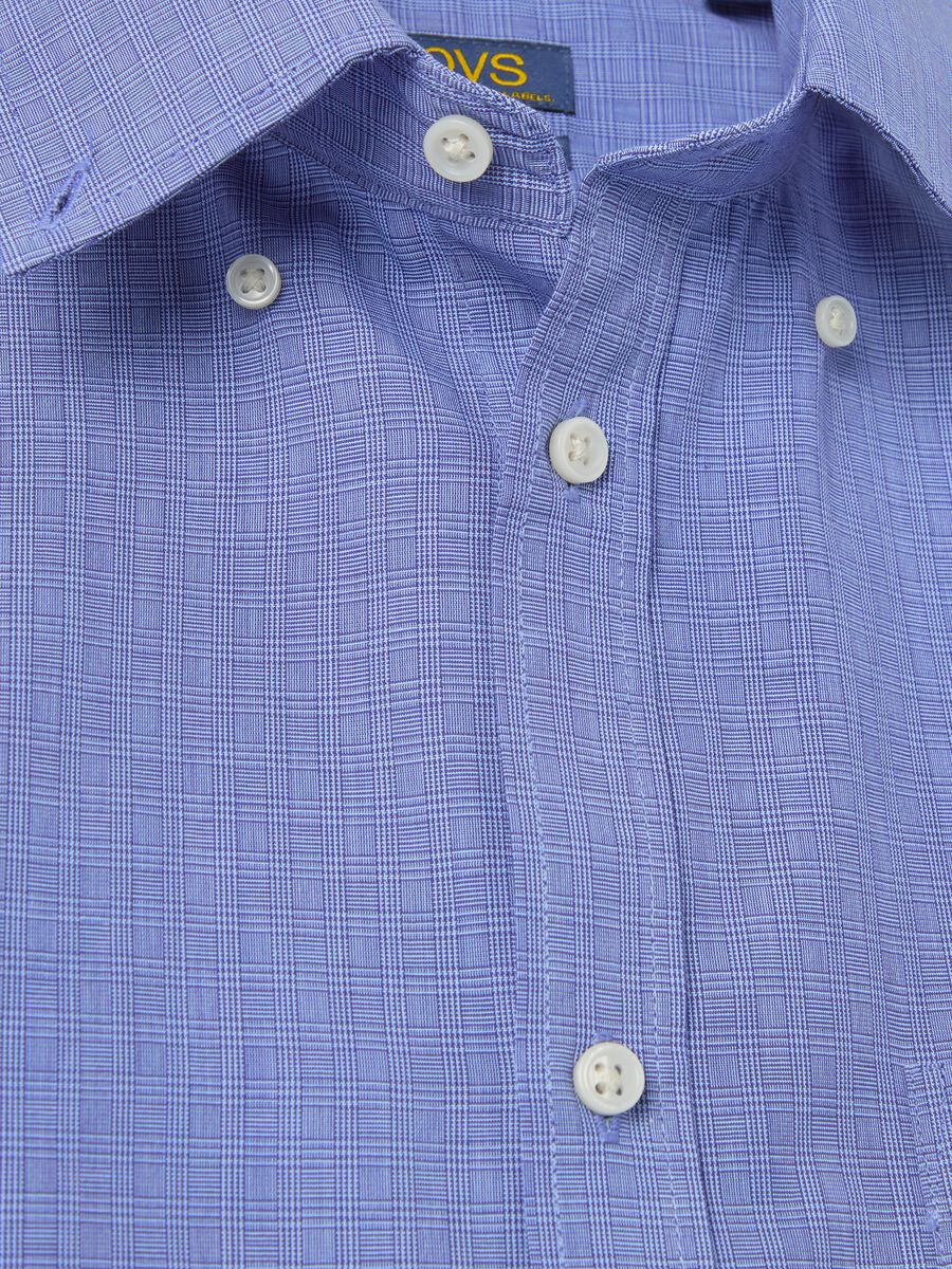 Regular-fit easy-iron shirt with micro pattern_5