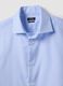 Light blue pure cotton shirt with classic collar, slim fit, non-iron_2