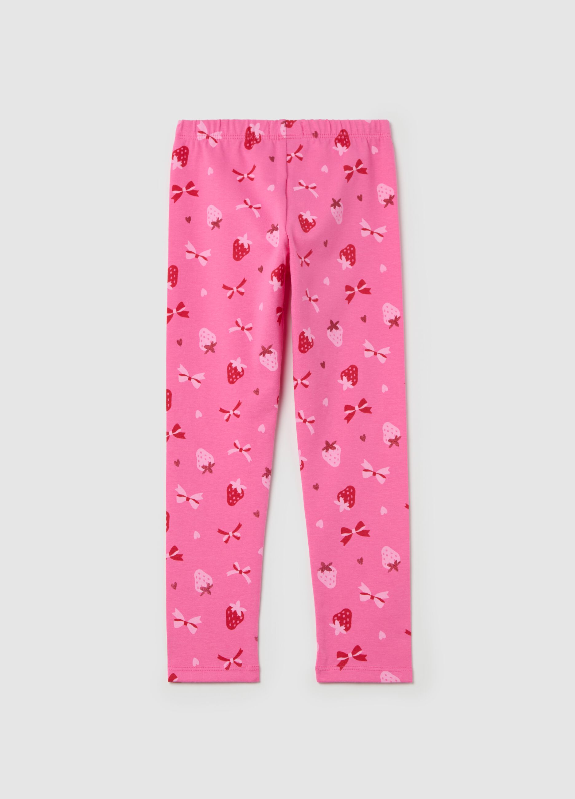 Stretch cotton leggings