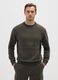 Green Cotton Blend Sweatshirt with Front Pocket_1