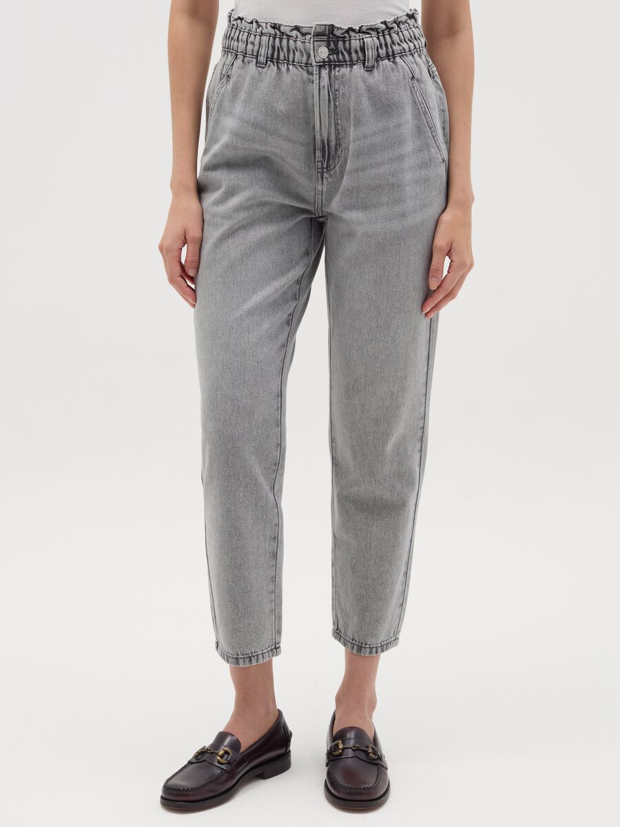Cropped slouchy-fit jeans_1