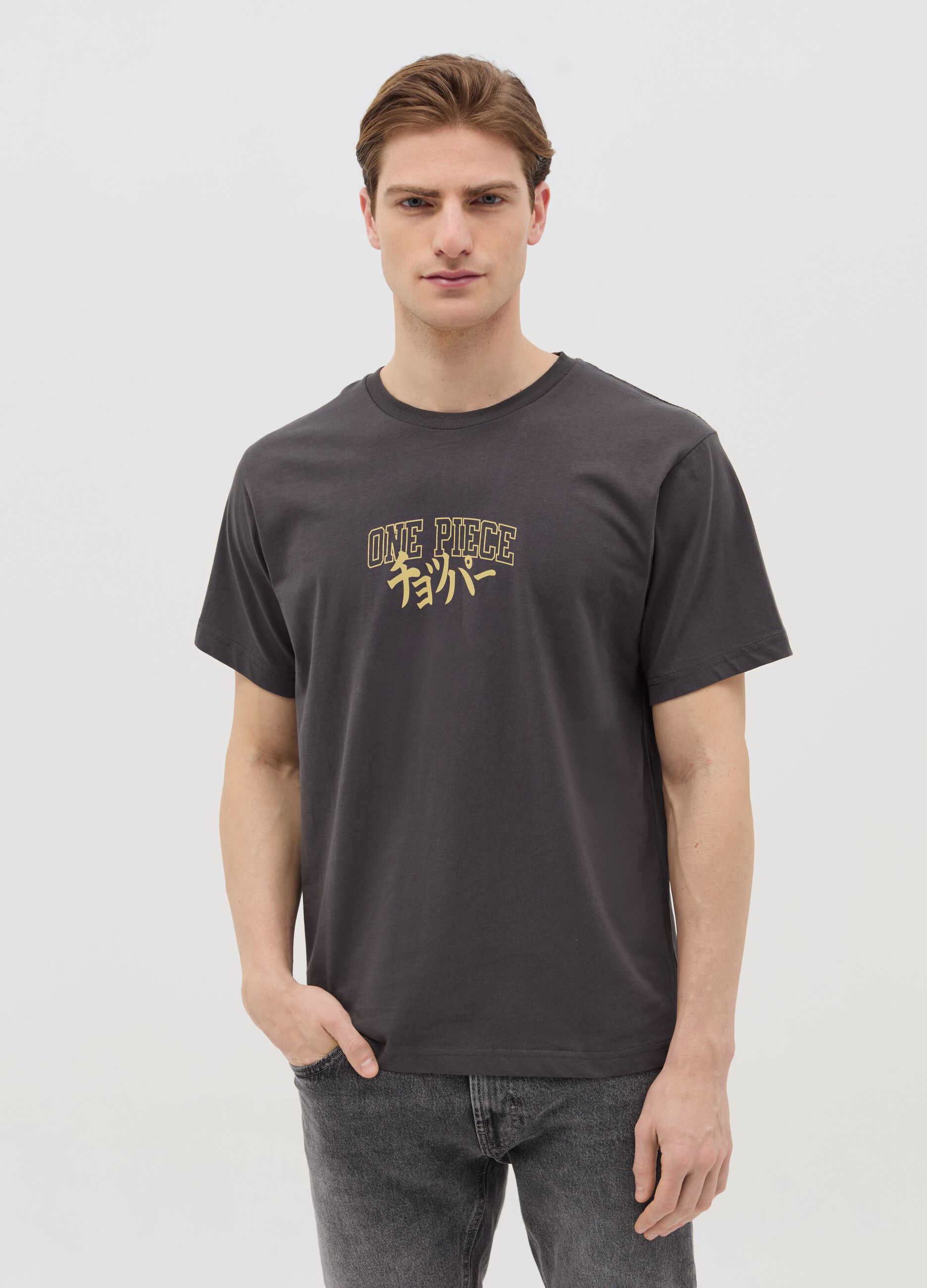 T-shirt in cotone stampa One Piece