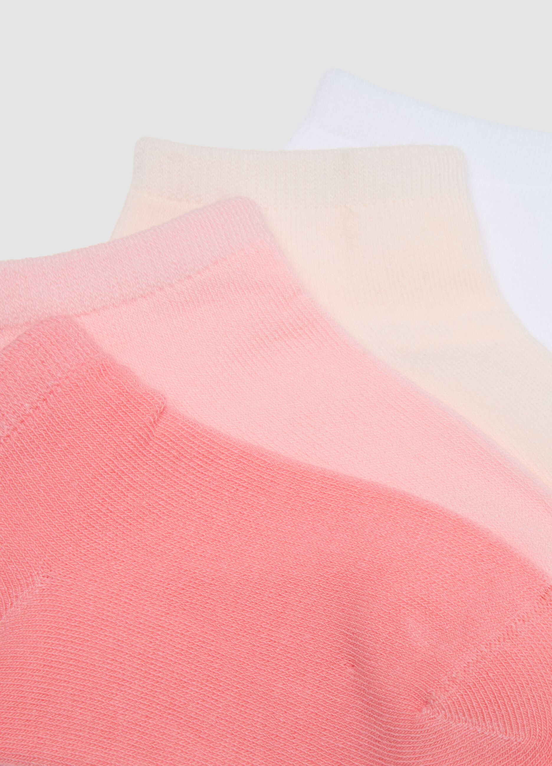 Girls&rsquo; multicolour short mixed-cotton socks multipack