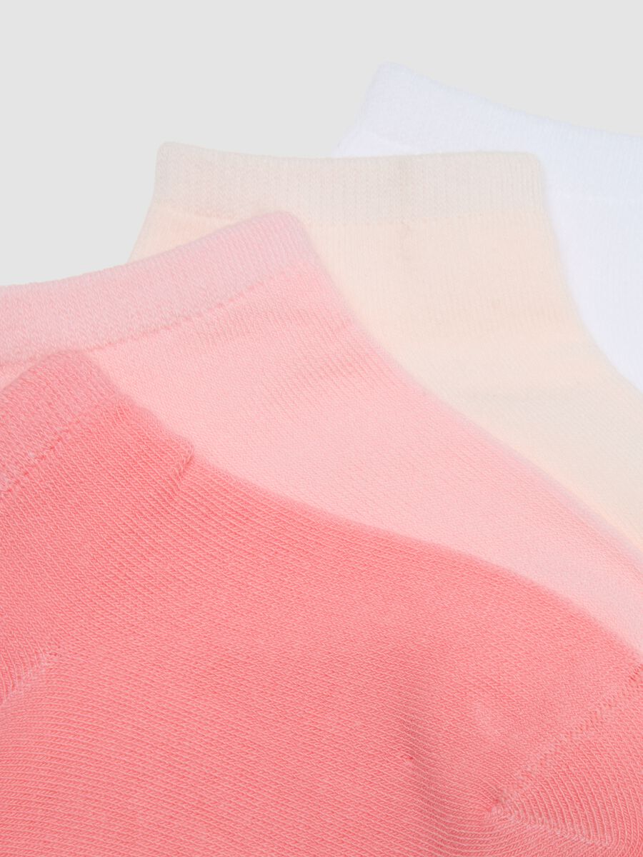 Girls&rsquo; multicolour short mixed-cotton socks multipack_1