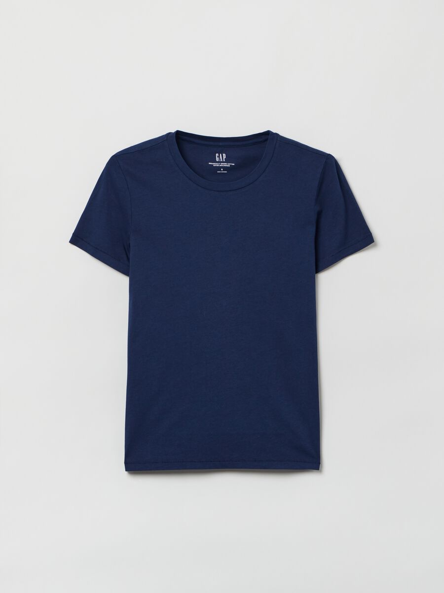 Cotton T-shirt with round neck_1