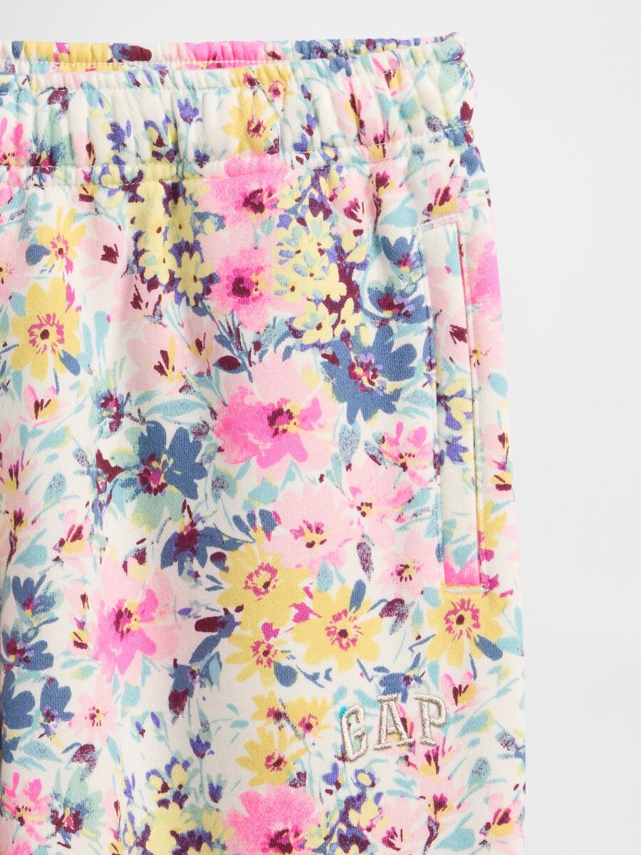 Multicolour cotton trousers for girls_5