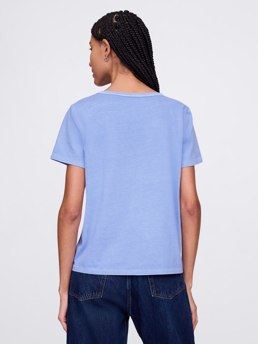 Light blue T-shirt with short sleeves_2