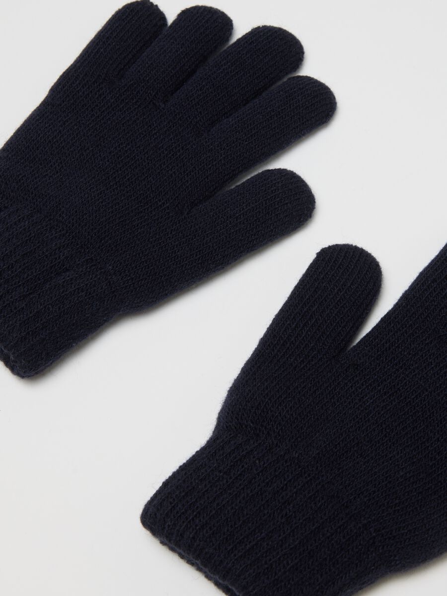Children's Black Gloves_1